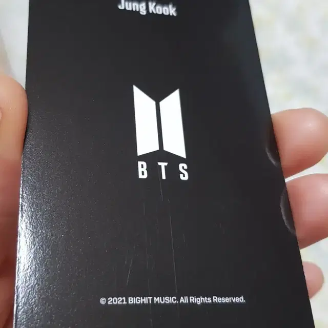 방탄 위버스카드지갑 포카 정국