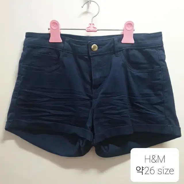 (새상품) H&M 네이비 핫팬츠 약26size