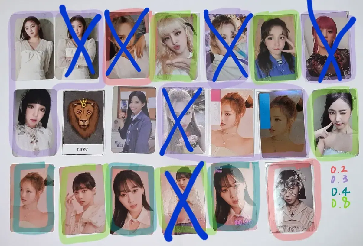 Gidle aespa viviz wjsn photocard WTS