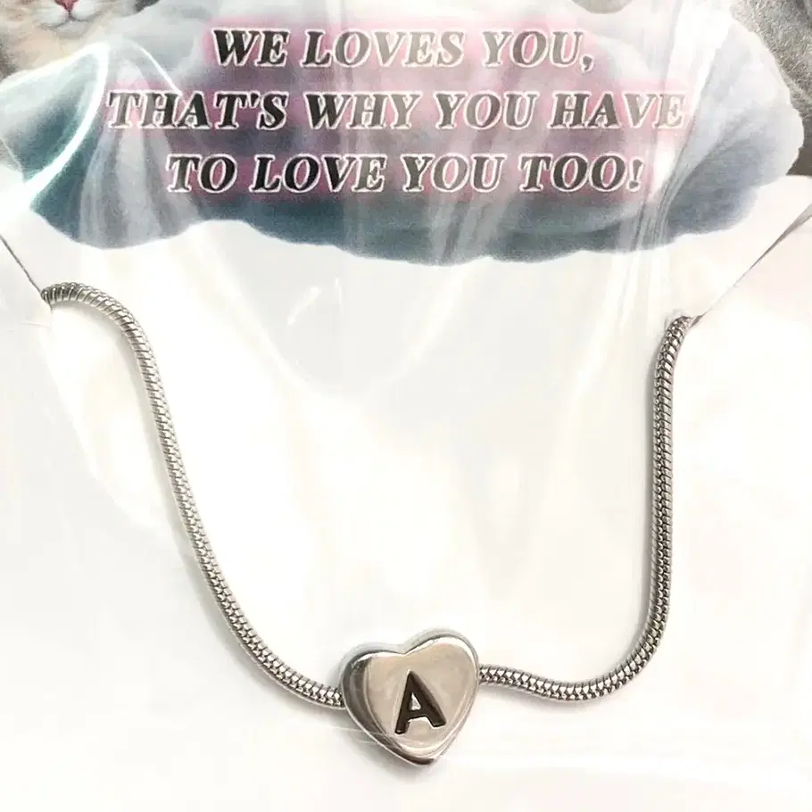 (새상품)율린 My letter necklace 이니셜 A 목걸이