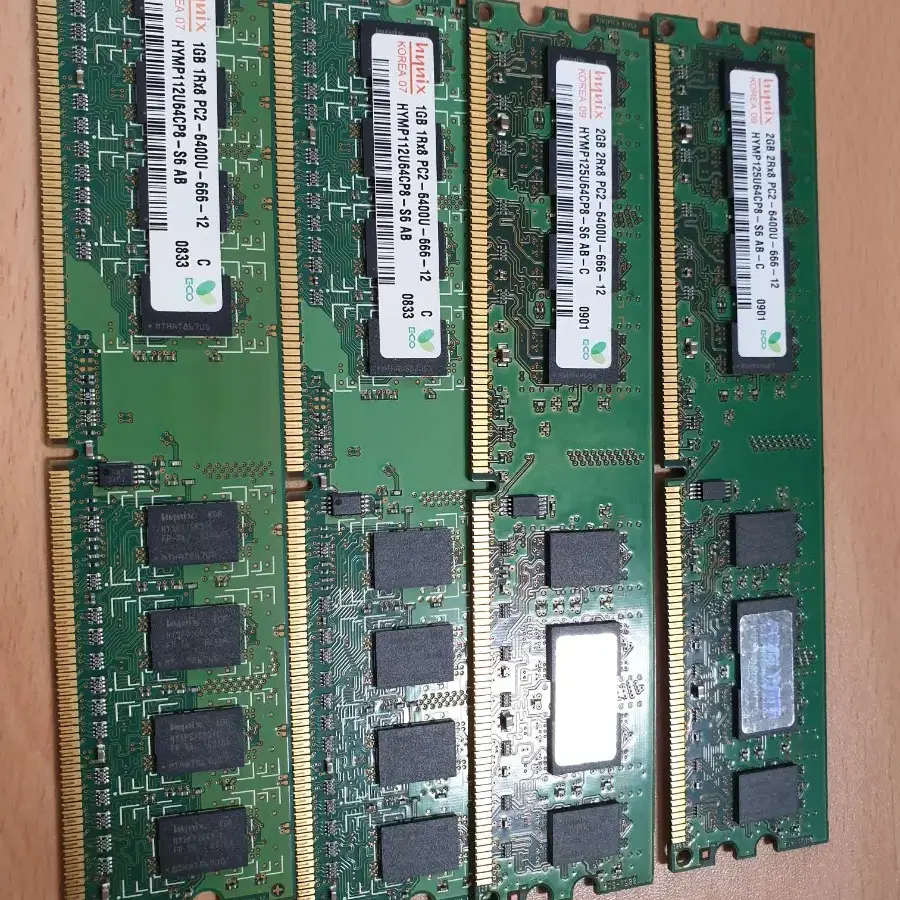 ddr2 6400 2g 2개+ 1g 2개 일괄