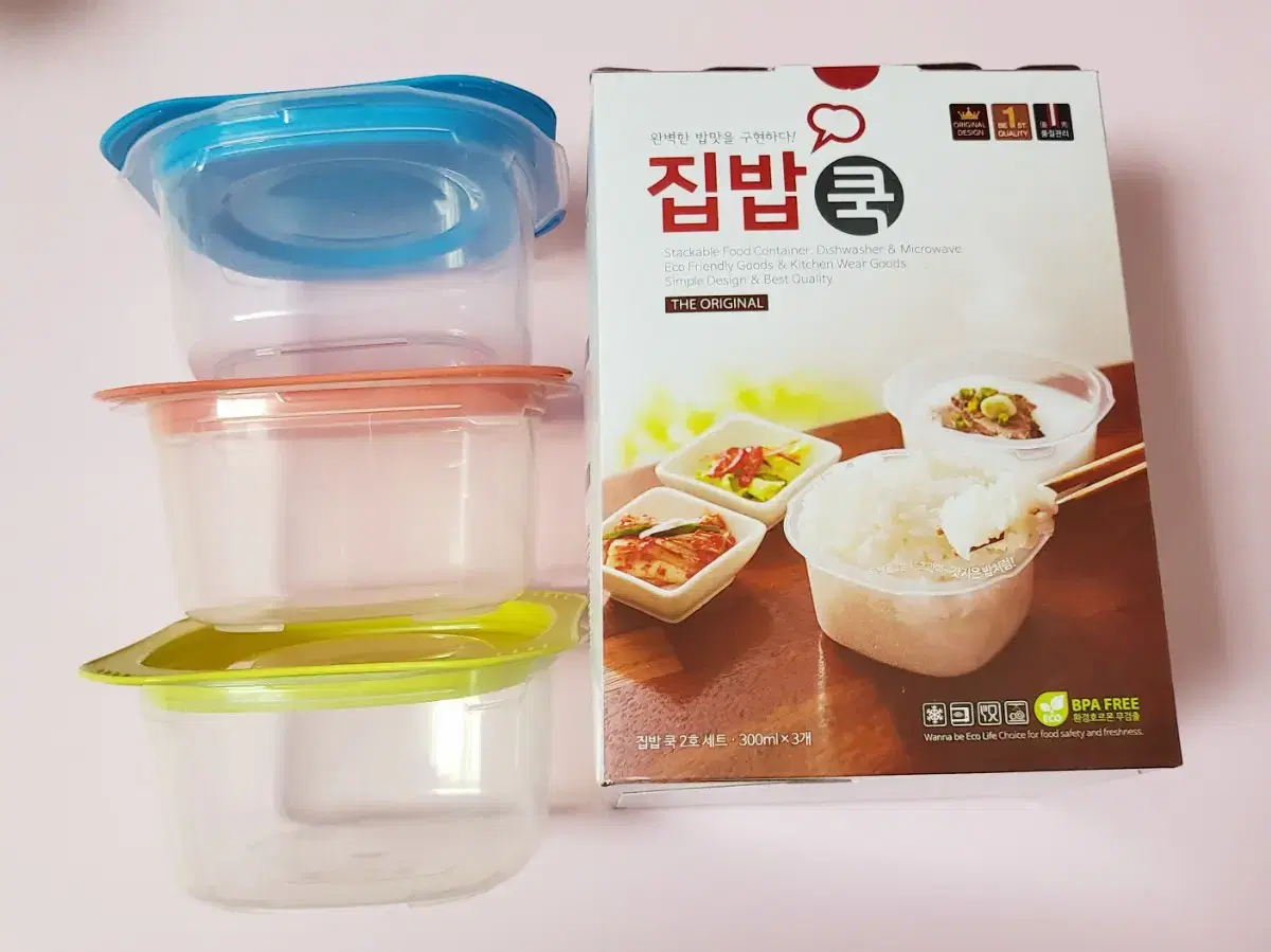 집밥쿡 2호 세트 300ml*3개 새상품