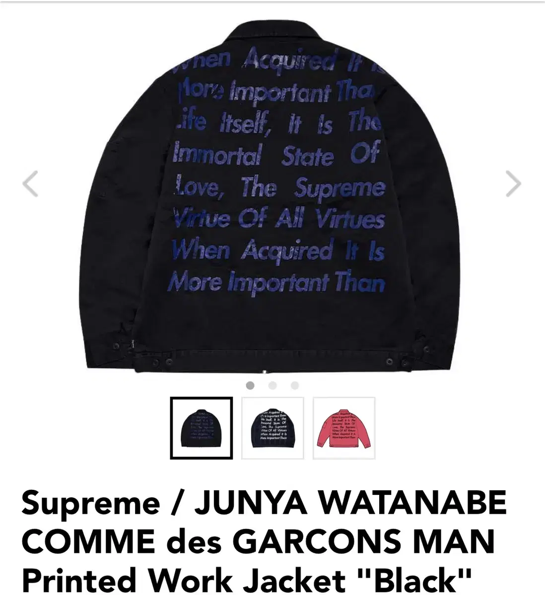 [Overseas] Supreme JUNYA Supreme Junya Watanabe Blooming Jacket