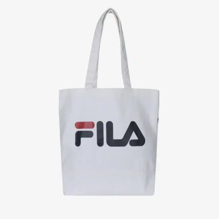 (글필독) 휠라 FILA 로고 화이트 에코백