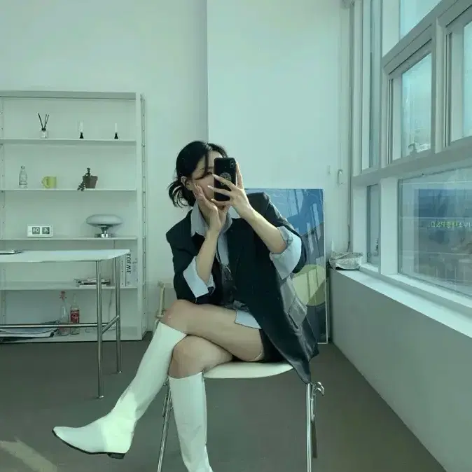 박시핏 자켓