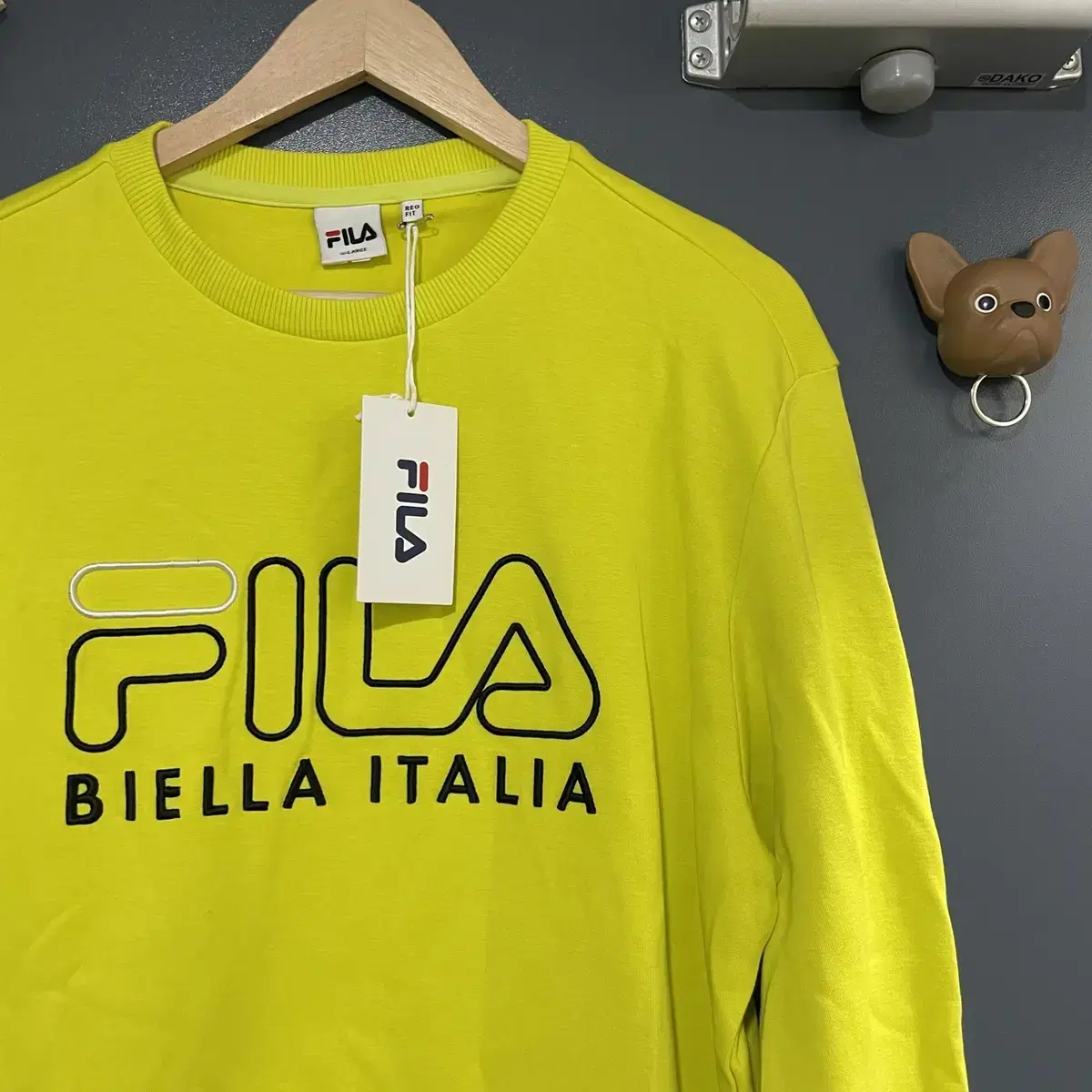 fila 휠라 데일리 오버핏 맨투맨 (xl, 100-105) J-001