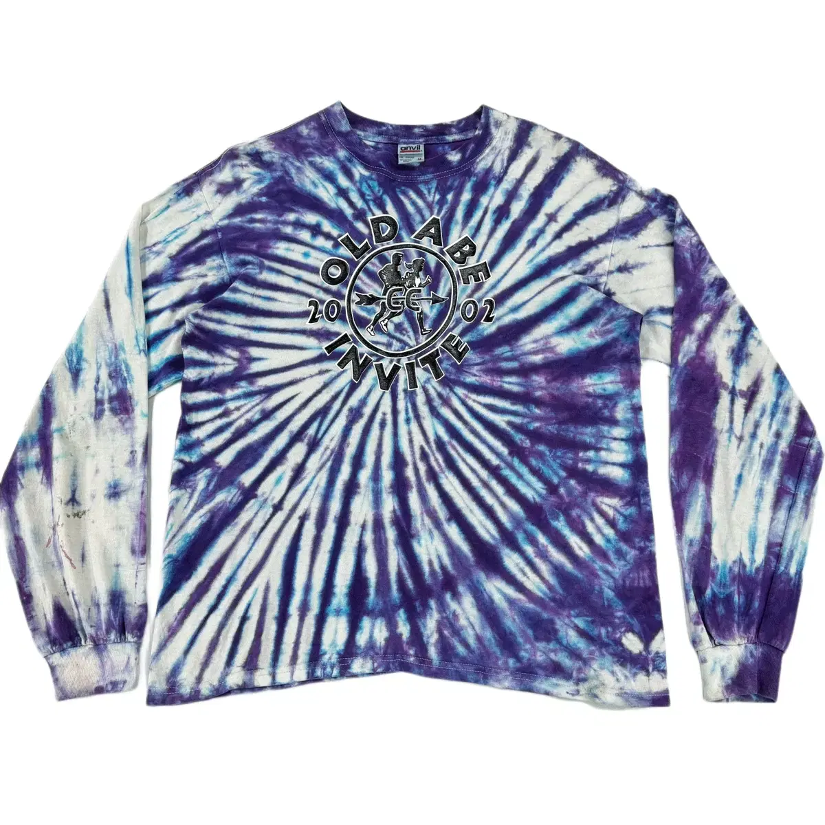 [M] USA Long Sleeve Tie-Dye T-Shirt