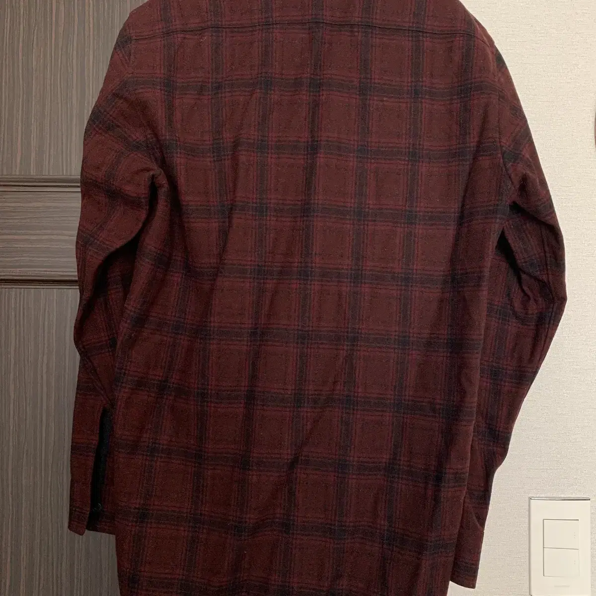 SAINT LAURENT 14SS WINE CHECK SHIRTS