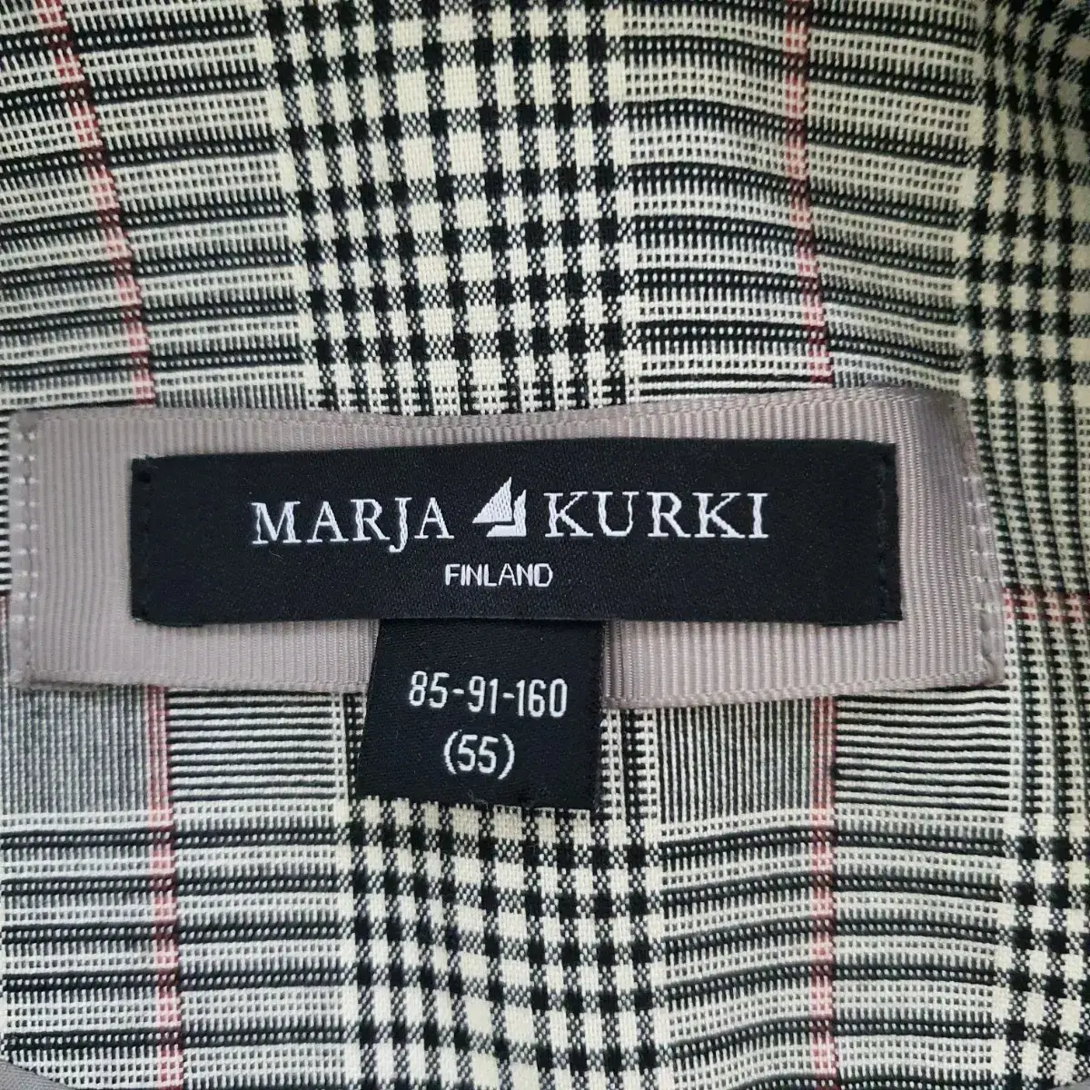 MARJA KURKI,스판춘추코트,여자S,거의새거수준