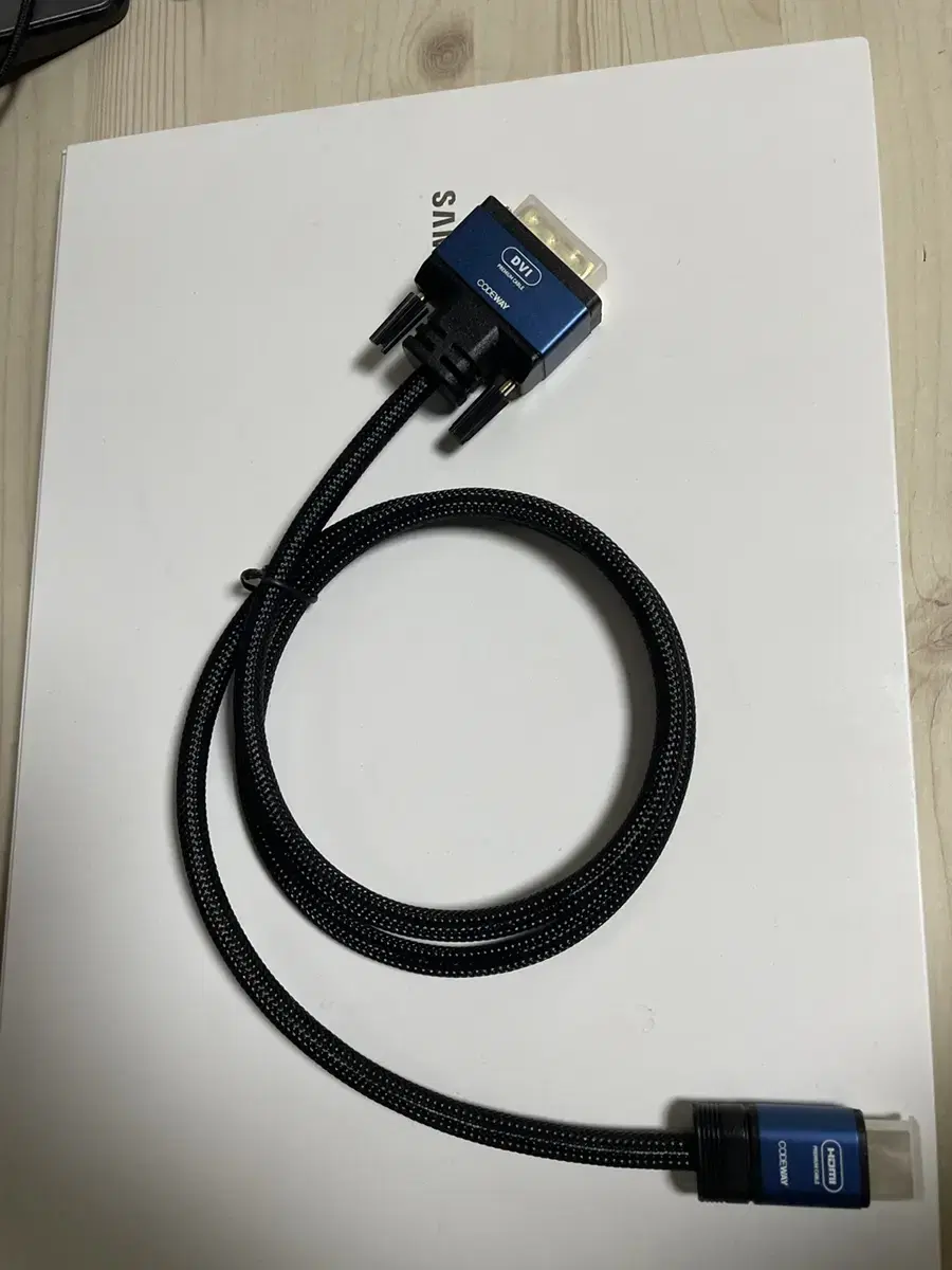 (새제품) 코드웨이 HDMI to DVI 티비 연결선