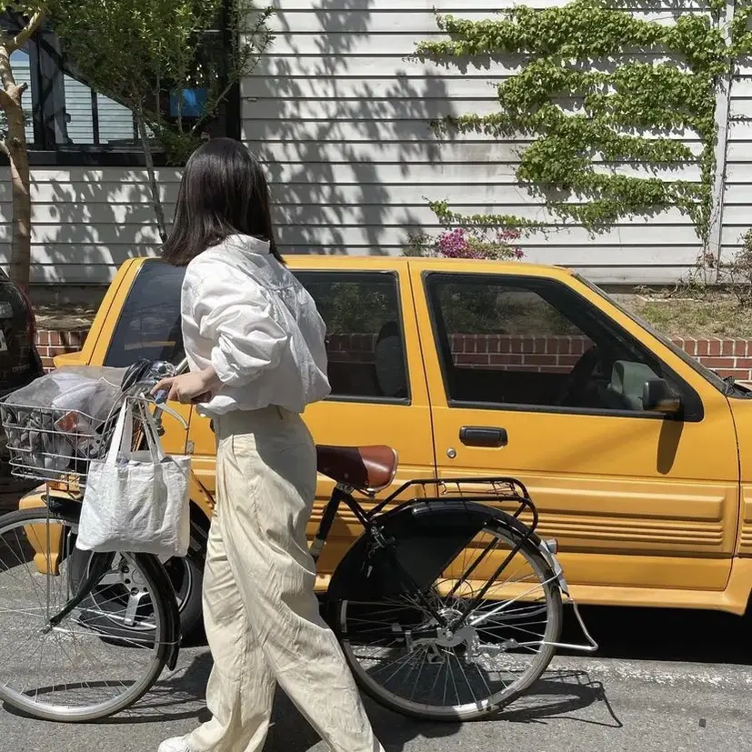 리넨느 썸머 와이드 벨트 슬랙스 s(버터크림)