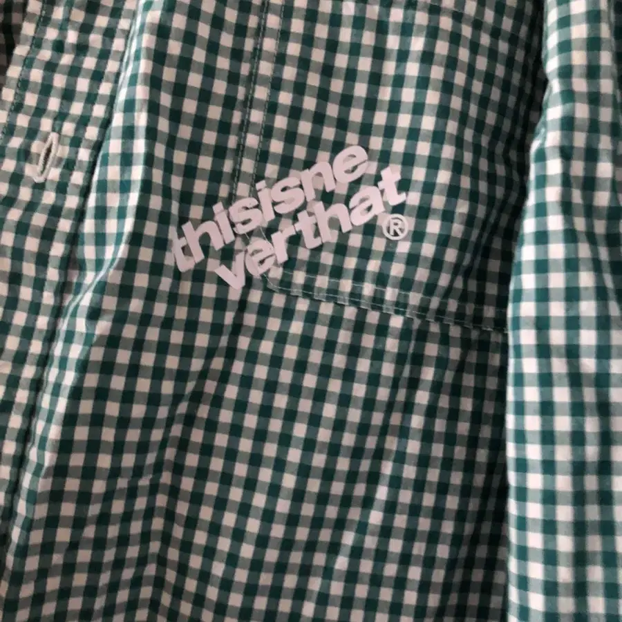 디스이즈네버댓 셔츠(DIA-Logo Gingham Check Shirt)