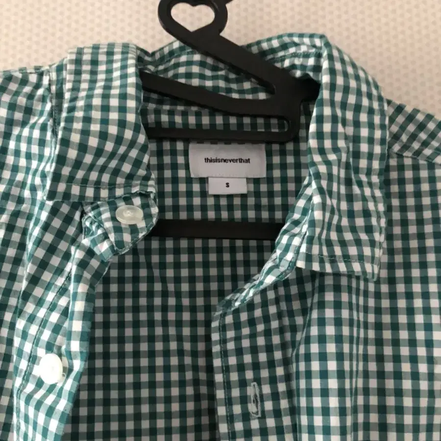 디스이즈네버댓 셔츠(DIA-Logo Gingham Check Shirt)