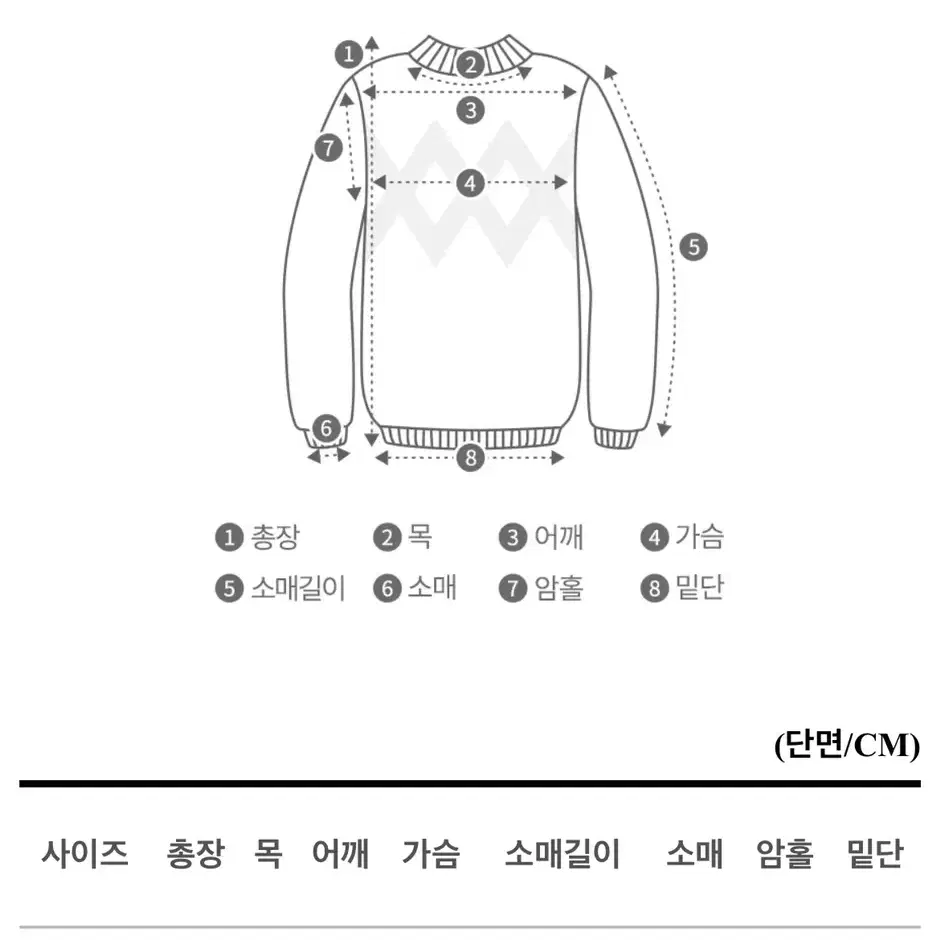 포인트컬러 폴라니트