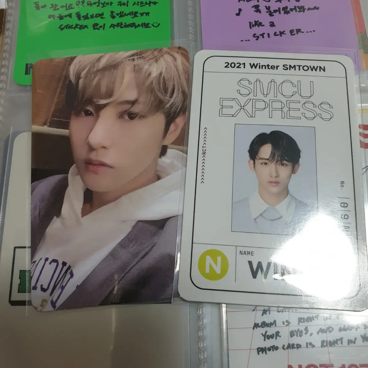 (no double) smcu nct daytime renjun winwin photocard bulk transfer