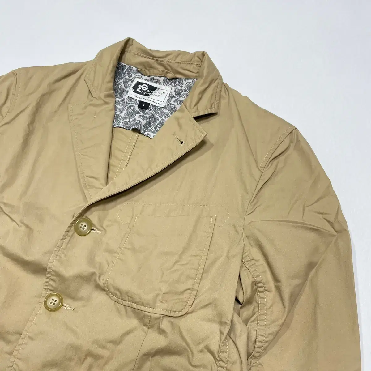 엔지니어드가먼츠 3버튼 자켓 engineered garments jack