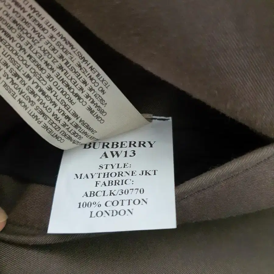 정품 Burberry London Hunting Coat-eu48(46)