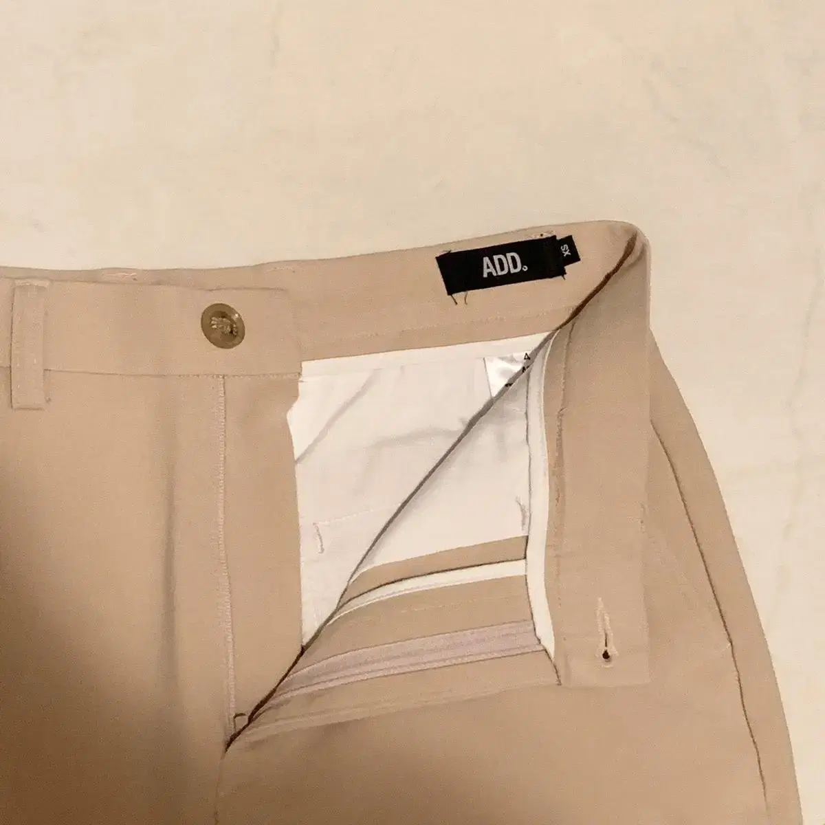 Ed Long Wide Slacks FW Beige XS