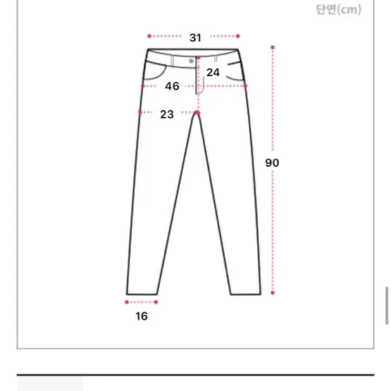 옆트임찢청 데님 연청팬츠 s