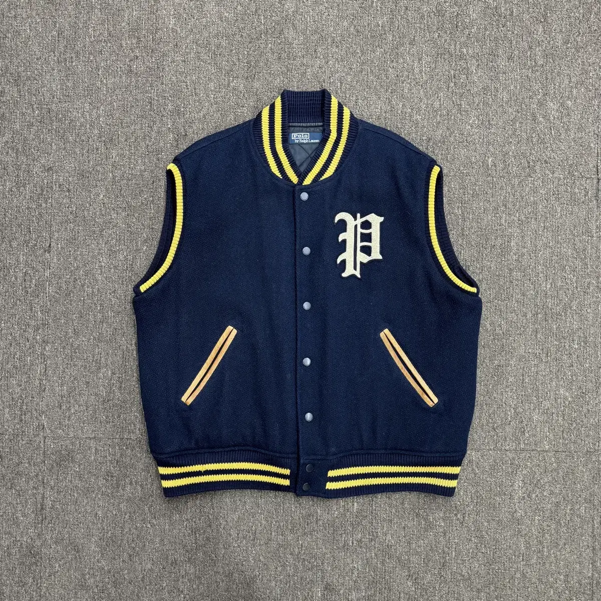 [XL] 90s Ralph Lauren Polo Varsity Vest