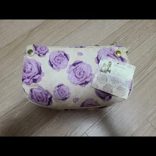 puple rose triple mini bag