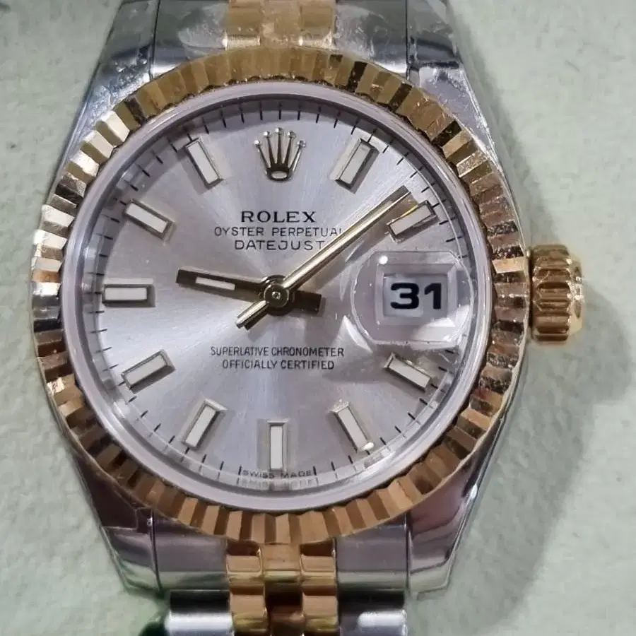 롤렉스 오이스터 퍼페츄얼 신형 Rolex179173 18k콤비 26mm