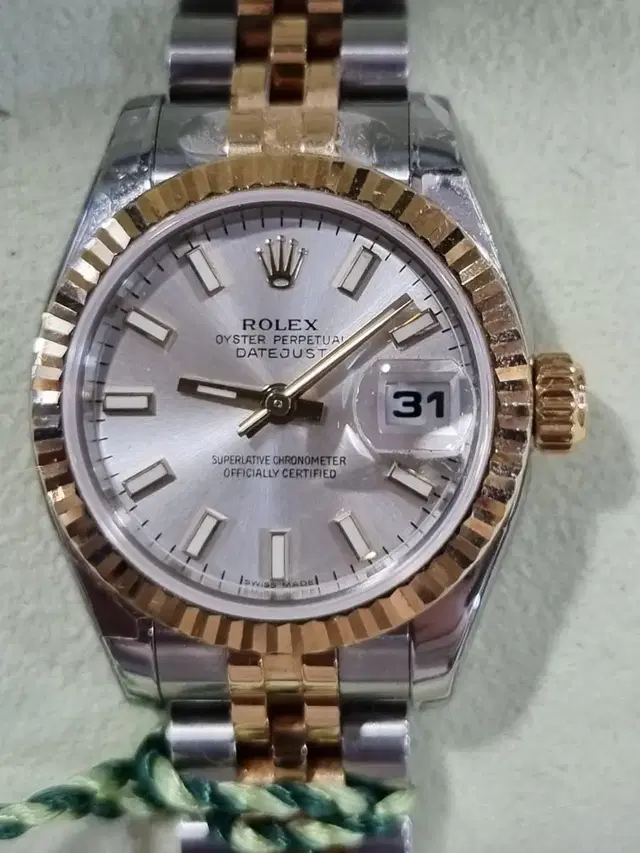 롤렉스 오이스터 퍼페츄얼 신형 Rolex179173 18k콤비 26mm