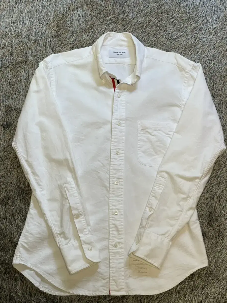 [2] Tom Brown Oxford Three-Stripes Shirt 