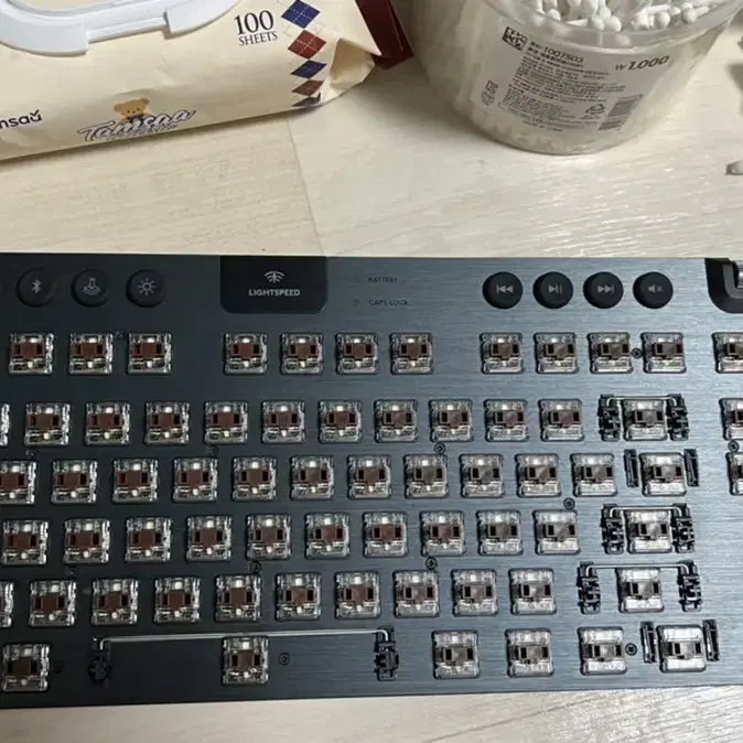 로지텍 G913TKL 갈축