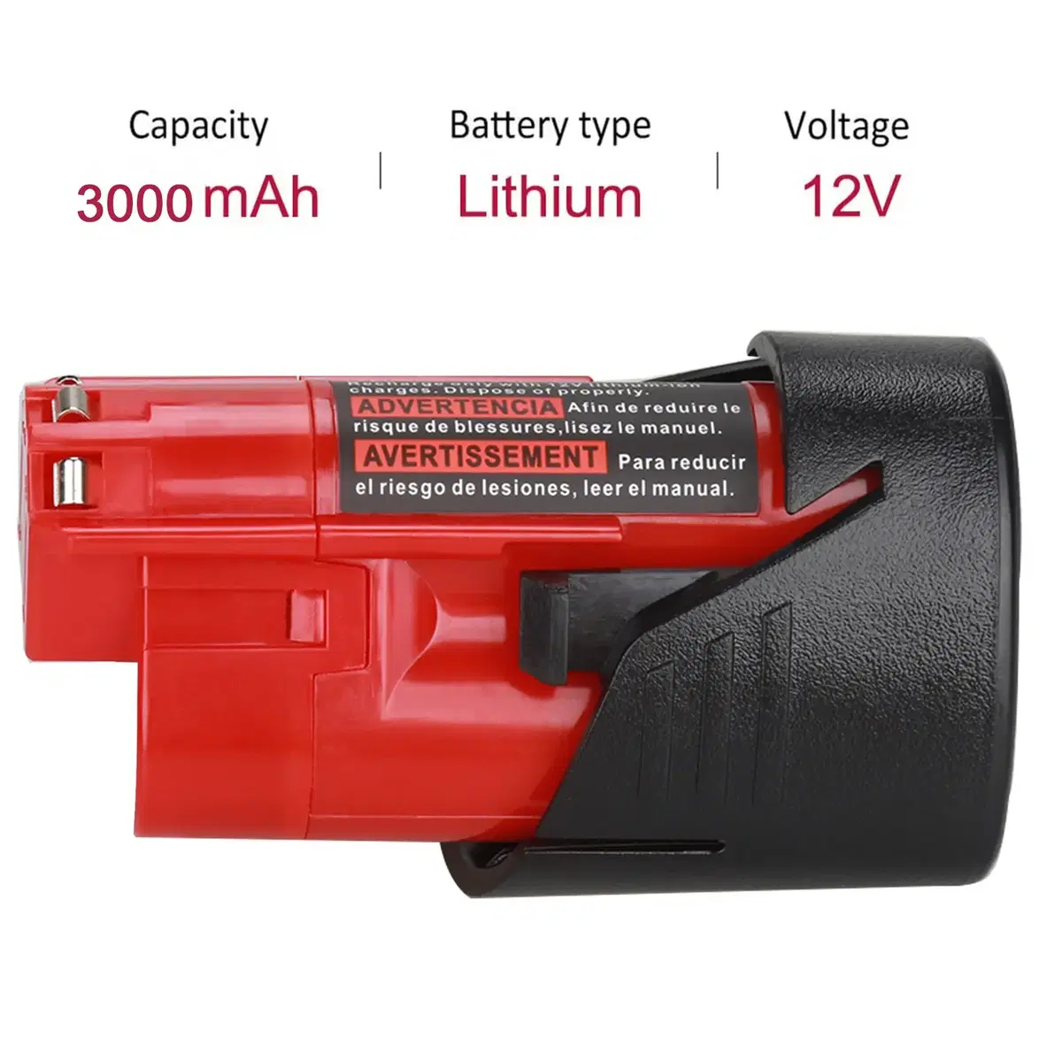 밀워키 12v 호환 3.0 배터리 for Milwaukee battery