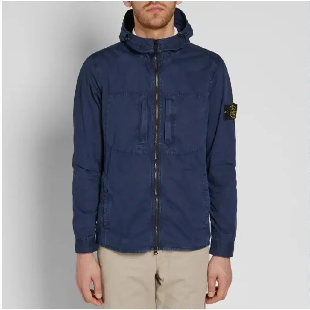 스톤아일랜드 후드 자켓 STONE ISLAND TELA SMERIGLIA