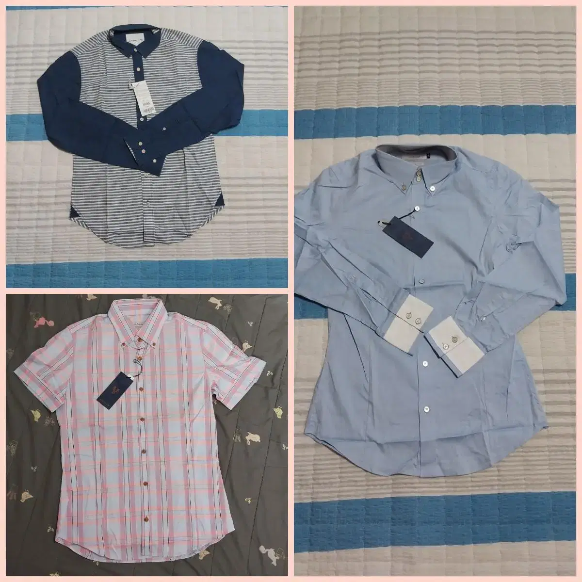 < 새상품 > Short sleeve/long sleeve shirts 90-95