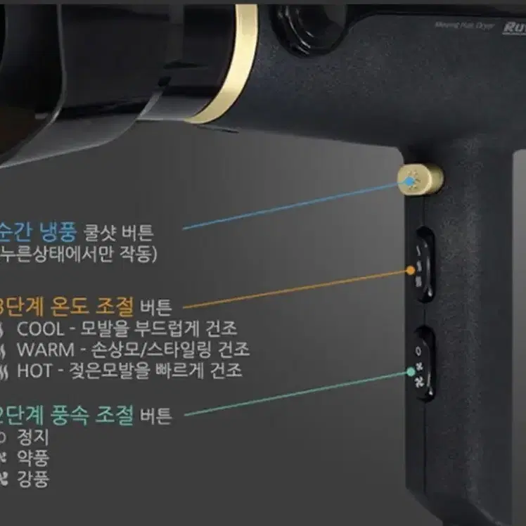 헤어드라이기 드라이어 2000W 