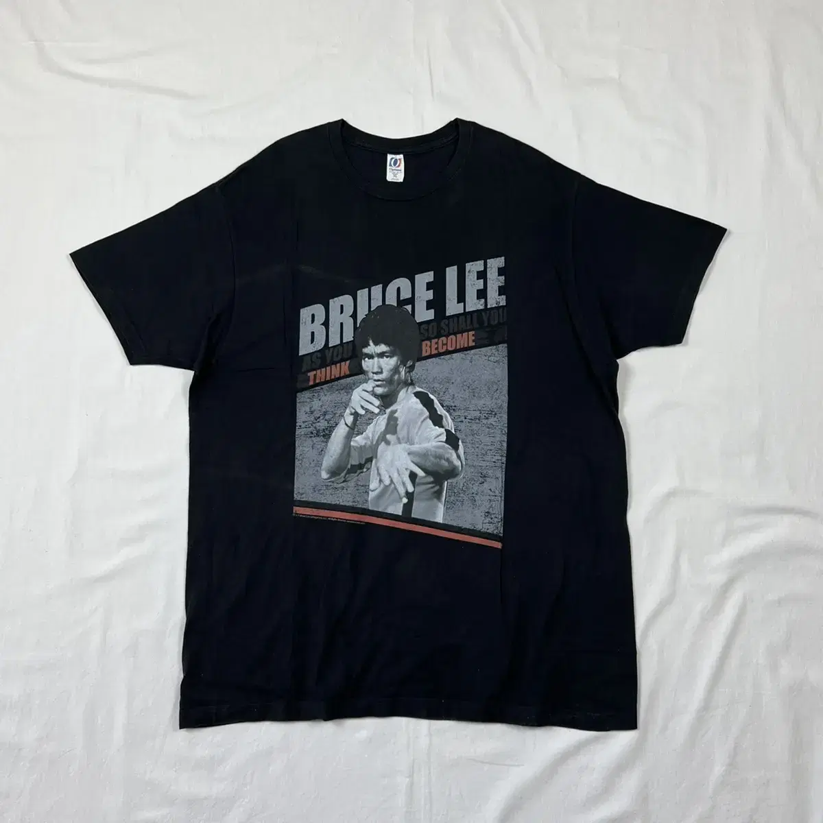 90s 브루스리 bruce lee 프린트 반팔티셔츠