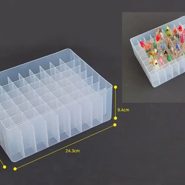 에기꽂이 63구 에기케이스 에기수납 태클박스 낚시 새상품
