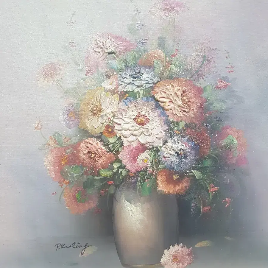 Flower still life 유화 그림 미술작품