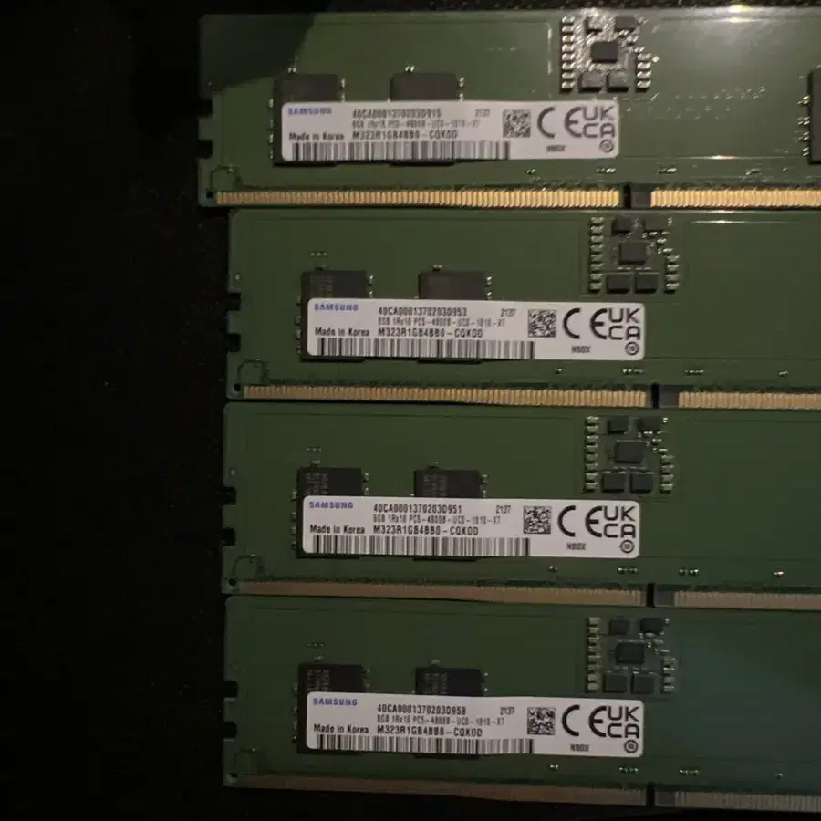 DDR5 8G 4800 2개 팝니다