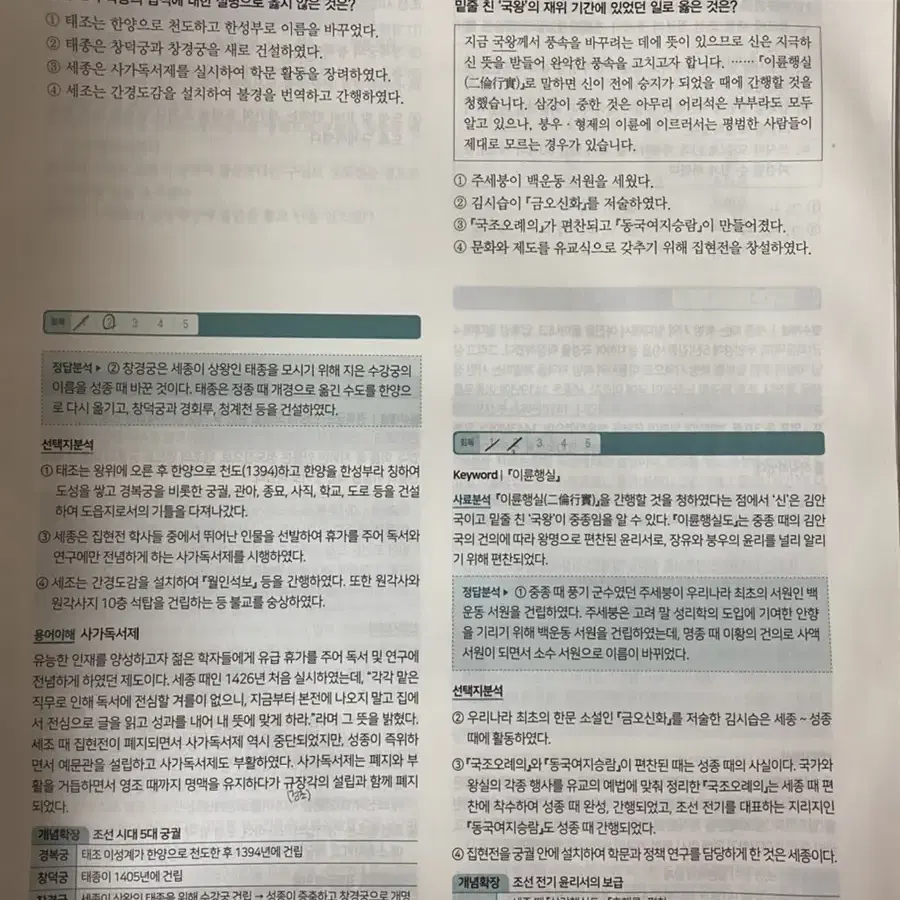 전한길 한국사 기출 2021