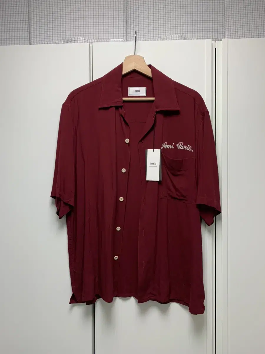 AMI AMI Kubankara Shirt Wine M 100