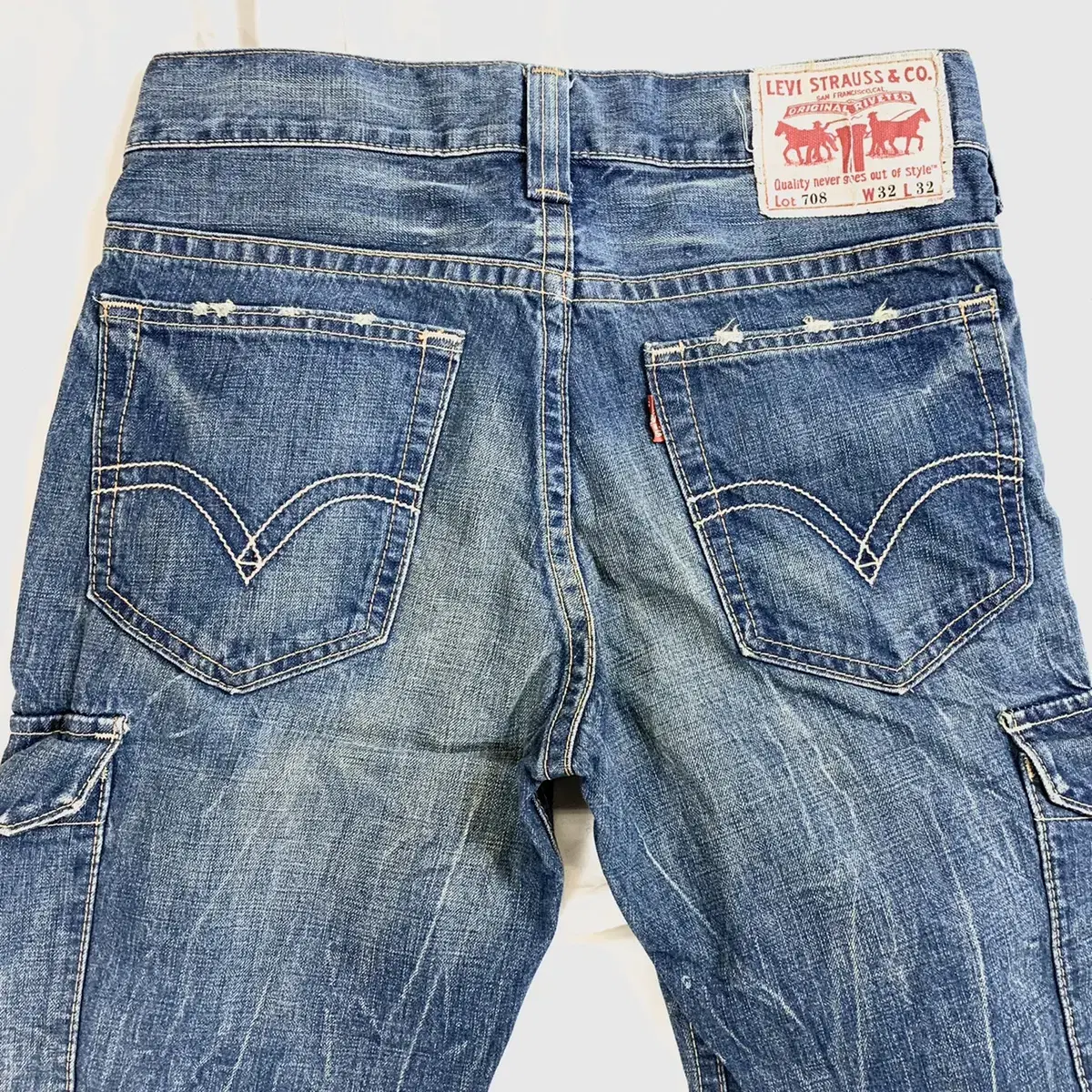 levis 리바이스 일본판 708 카고 청바지 데님팬츠 #39