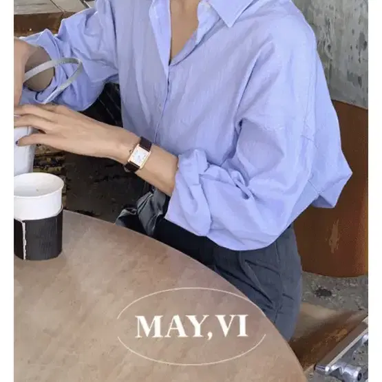 언더비 mayvi oer stripe shirts