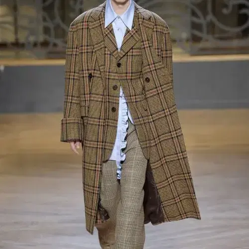 우영미 17fw 메인체크코트 48