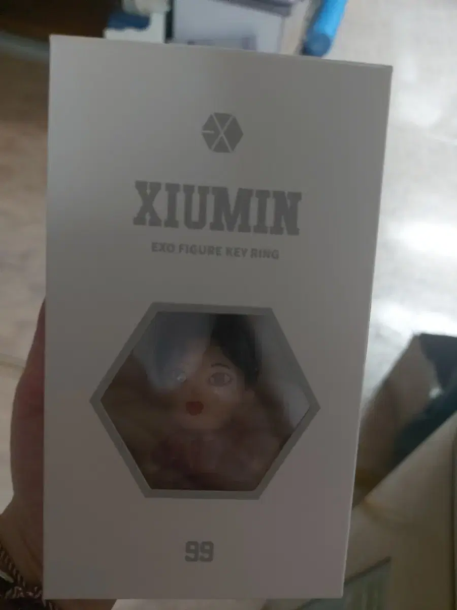 Exo xiumin figurine keyring keyring