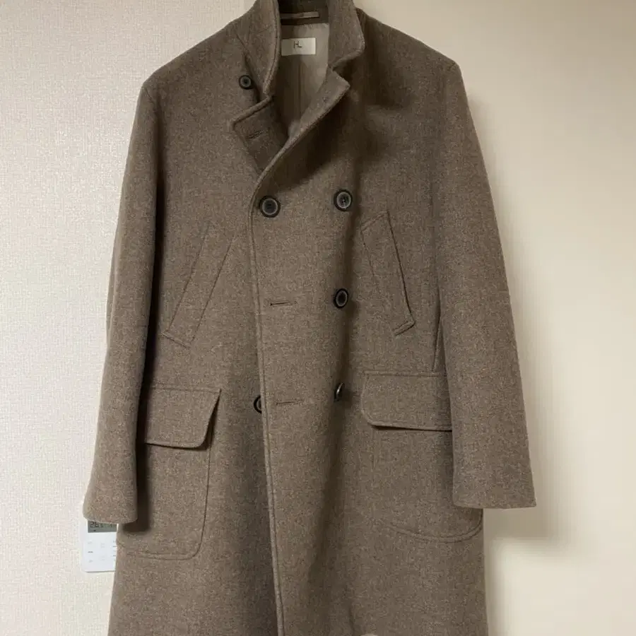 21fw HERILL Natural Blacksheep Pcoat