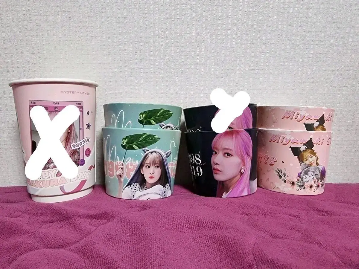 IZ*ONE le sserafim sakura Paper Cup Cup Holder