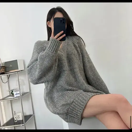 ALPACA KNIT ONEPIECE