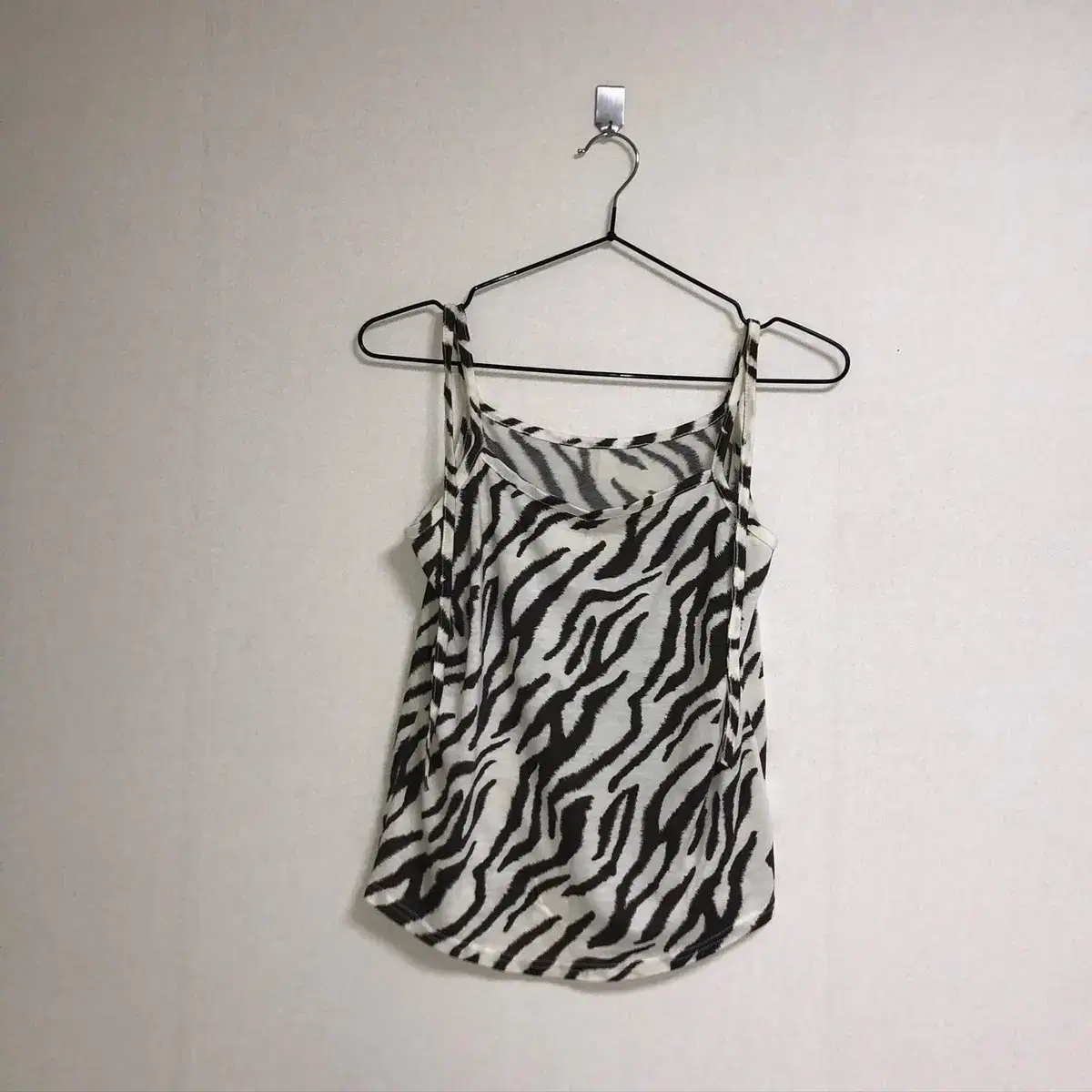 Vintage Brown Zebra Sleeveless