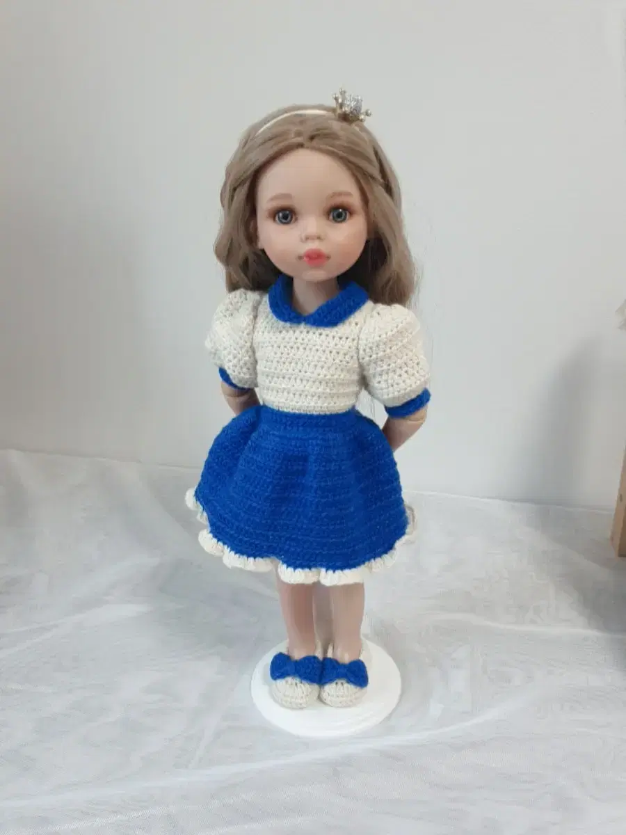 Paola Reina/knitwear/blue ONEPIECE SET