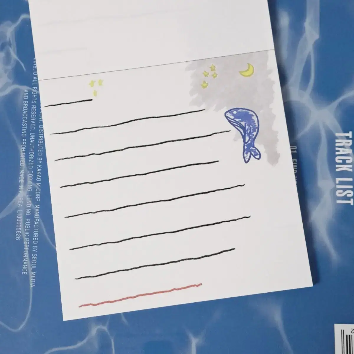 Monsta X minhyuk Whale Notepad