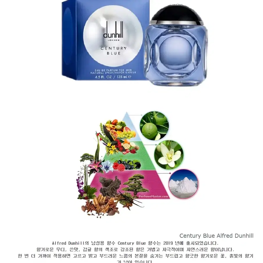 던힐 센츄리 블루 edp 75ml